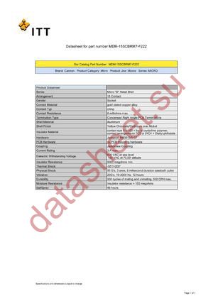 DCM21WA4SNMB77 datasheet  