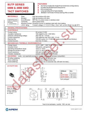 MJTP1138ALTR datasheet  