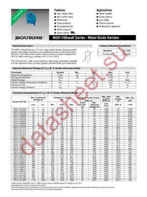 MOV-14D511KTR datasheet  