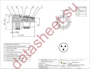 MS3106R14S-7SY datasheet  