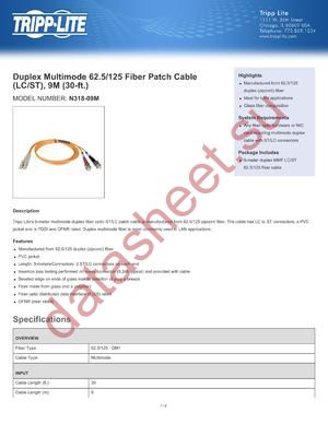 N318-09M datasheet  