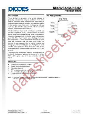 NE555S-13 datasheet  