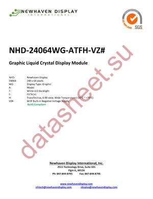 NHD-24064WG-ATFH-VZ# datasheet  