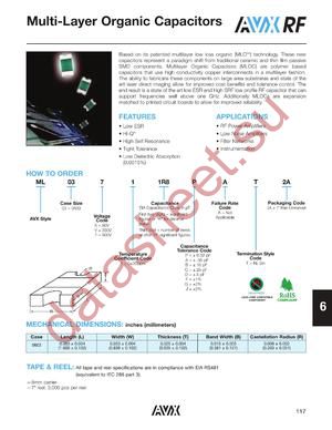 ML03511R0AAT2A datasheet  