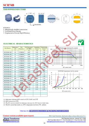 SCR74B-100 datasheet  