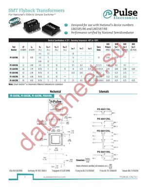 PE-68422NL datasheet  