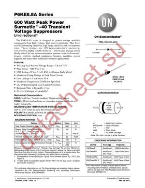 SCP6SMB68AT3G datasheet  