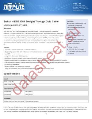 P710-010 datasheet  