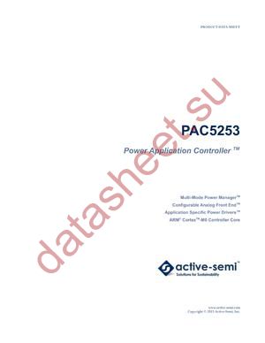 PAC5253 datasheet  