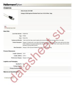 PCS6W10G datasheet  