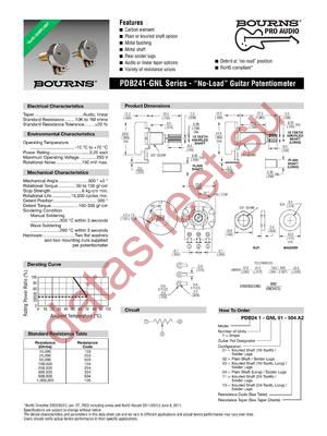 PDB241-GNL04-254B0 datasheet  