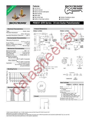 PDB241-GTR04-254A2 datasheet  