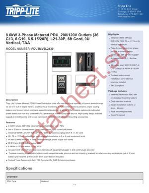 PDU3MV6L2130 datasheet  