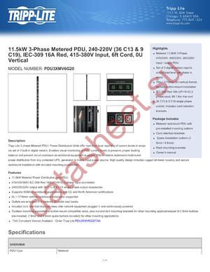 PDU3XMV6G20 datasheet  