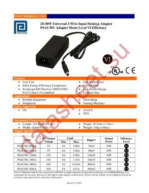 PSAC30U-120-R-CN1 datasheet  