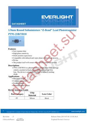 PT91-21B/TR10 datasheet  