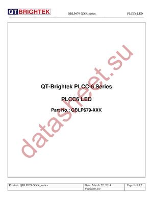 QBLP679-RK (HIGH BRIGHT) datasheet  