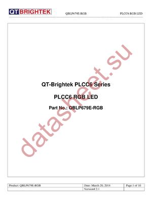 QBLP679E-RGB datasheet  