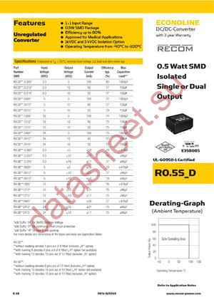 R0.5D-2405/P-R datasheet  