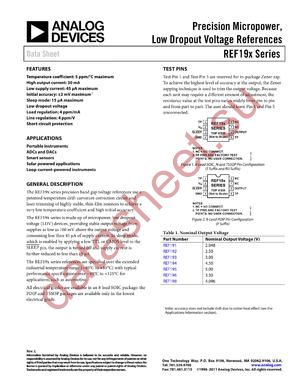 REF194GSZ-REEL7 datasheet  