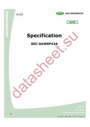 SAW8P42A-S0S5-CA datasheet  