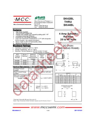 SK43BL-TP datasheet  