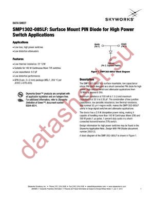 SMP1302-085LF-EVB datasheet  