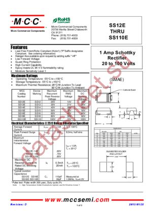 SS14E-TP datasheet  