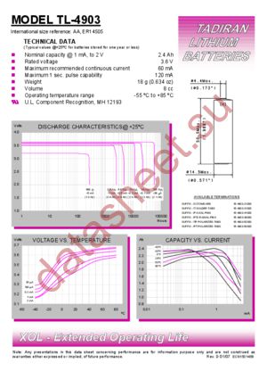 TL-4903 datasheet  