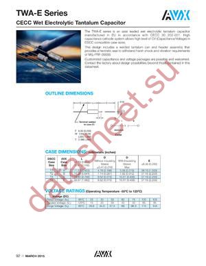 TWAE108K030SBEZ0000 datasheet  