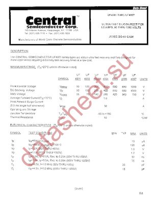 UF4007 TR datasheet  