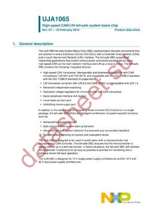 UJA1065TW/3V3,518 datasheet  