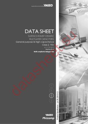 CC1210ZKY5V7BB106 datasheet  