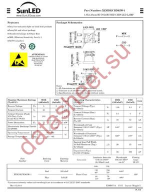 XZMDKCBD62W-1 datasheet  