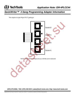 QW-4PLCC44 datasheet  