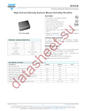 SS29-M3/52T datasheet  