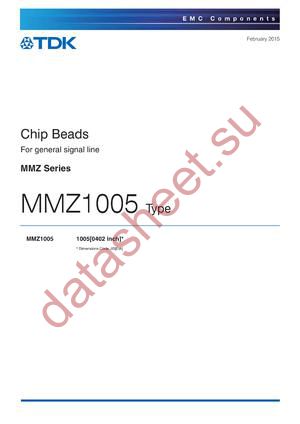 MMZ1005Y102CT000 datasheet  