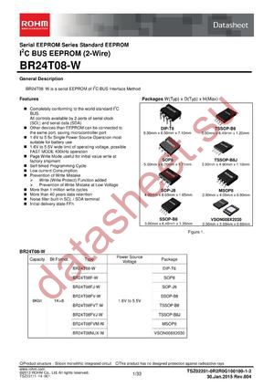 BR24T08FV-WE2 datasheet  