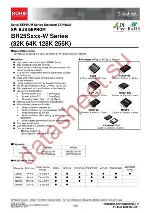 BR25S320F-WE2 datasheet  