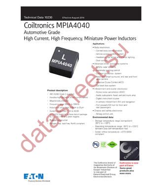 MPIA4040R2-3R3-R datasheet  