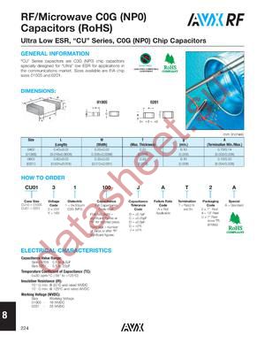 CM105X5R475K06AT datasheet  