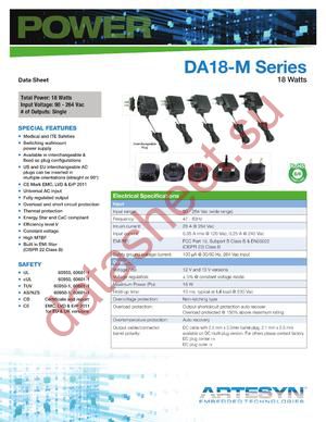 DA18-150MP-M2.1 datasheet  