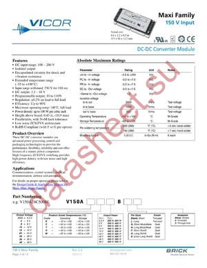 V150A5E400BF datasheet  
