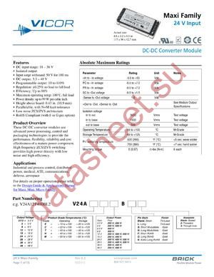 V24A36E400BL datasheet  