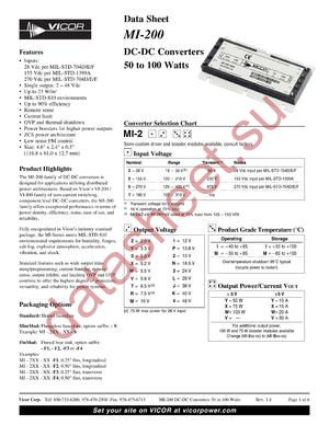 MI-251-MW-F2 datasheet  