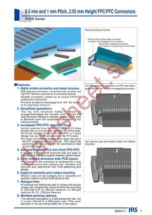 FH28H-80S-0.5SH(39) datasheet  