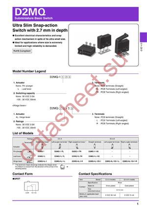 D2MQ-4L-105-1-R datasheet  