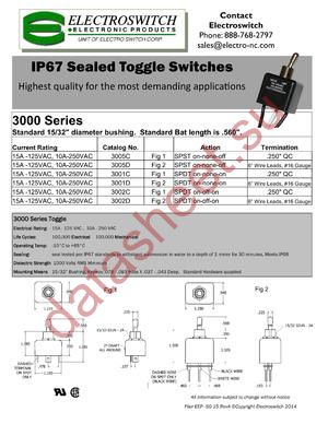 3001C datasheet  