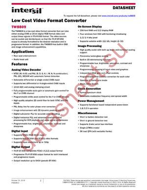 TW8809AT-NA2-GRT datasheet  