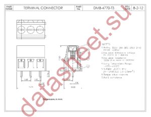 DMB-4770-T3 datasheet  